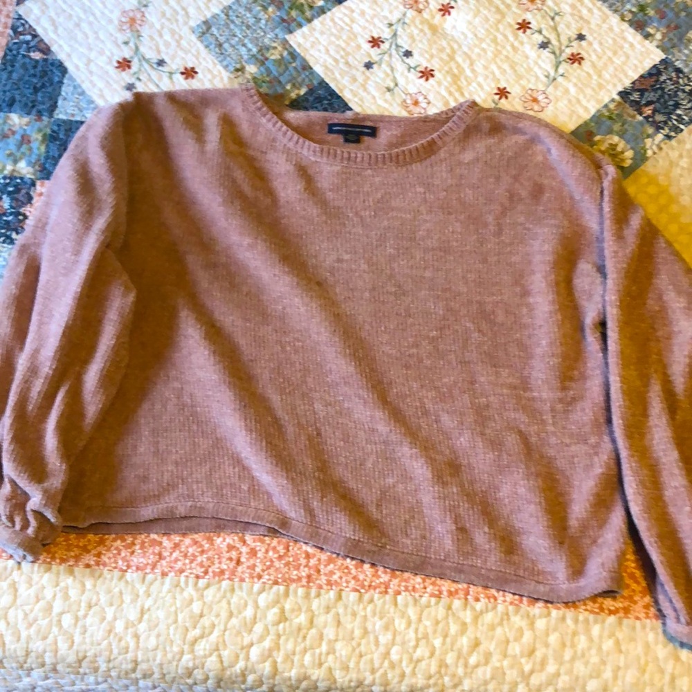 American Eagle sweater Small soft rose